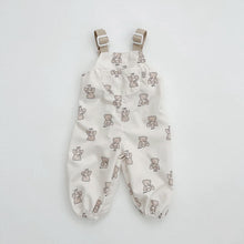 Load image into Gallery viewer, <Taiwan Pavilion> Y5311LS- Bear Rabbit Fashion Waterproof Printed Overalls