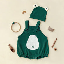 Load image into Gallery viewer, 53113LS-Korean spring and summer frog shape suspenders and hat