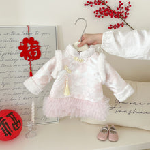 Load image into Gallery viewer, AQ081DS-Winter Girls Thickened New Year Greetings Dress