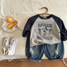 Load image into Gallery viewer, D3795SE-Children's contrasting cartoon trendy T-shirt