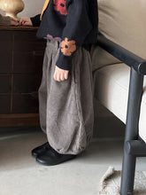 Load image into Gallery viewer, 25Q44PA-春季森系簡約燈芯絨燈籠寬褲