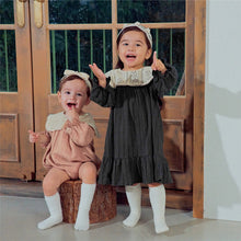 Load image into Gallery viewer, Y9306LS-Spring lace large lapel bodysuit