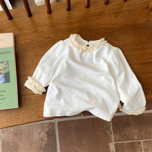 Load image into Gallery viewer, M2514041TG-秋季女童花荷葉花邊上衣&背心連體長褲