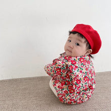 Load image into Gallery viewer, Y92123LS-Fashionable baby quilted large lapel jumpsuit (pre-sale and delivery in early December)