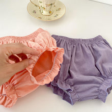 Load image into Gallery viewer, S23130TG-Fashionable flying sleeve floral top + lantern shorts two-piece set