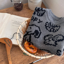 Load image into Gallery viewer, 77c89SE-Autumn cartoon puppy wool pullover sweater for boys and girls