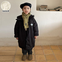 Load image into Gallery viewer, D83205SE-Autumn and winter bear hooded long coat