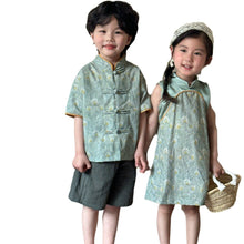 Load image into Gallery viewer, X85237TG-Summer Chinese Tang suit & cheongsam dress