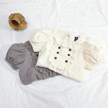 Load image into Gallery viewer, 25D450DS-Korean style sweet puff sleeve cute doll dress