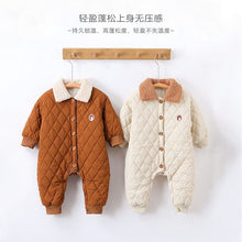 Load image into Gallery viewer, D23369LS-Fashionable newborn warm jumpsuit