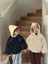 Load image into Gallery viewer, D83269SE-Winter velvet and thickened girls' color matching hooded warm jacket