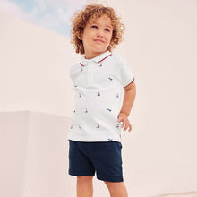 Load image into Gallery viewer, 22031TG-Little maven European and American summer children's POLO shirt shorts two-piece suit