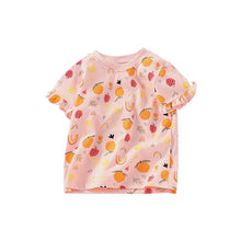 Load image into Gallery viewer, 8128SE-malwee European and American small and medium-sized children's girls printed cute tops