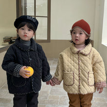 Load image into Gallery viewer, D90378SE-Reversible corduroy lapel quilted jacket for autumn and winter
