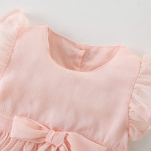 Load image into Gallery viewer, 9355DS-Summer European and American children's flying sleeves and strappy dress