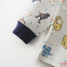 Load image into Gallery viewer, T3C642JG-Autumn and winter children's air cotton Japanese style home clothes suit