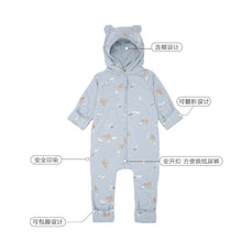 Load image into Gallery viewer, D23284LS-Winter warm ear hooded thick cotton coat