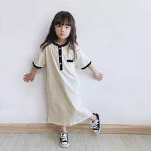 Load image into Gallery viewer, 202PCW-Spring and summer leisure long cotton knitted parent-child dress