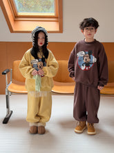 Load image into Gallery viewer, 2025D202TG-冬季復古卡通MK加絨休閒兩件套