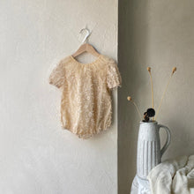 Load image into Gallery viewer, Y9428LS-Summer lace mesh bow lace collar bodysuit