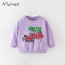 Load image into Gallery viewer, 8671SE-malwee casual letter print long-sleeved bottoming shirt