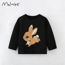 Load image into Gallery viewer, 8503SE-malwee autumn bunny round neck long sleeve top