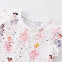 Load image into Gallery viewer, 9237SE-malwee small and medium girls round neck printed top