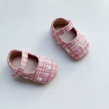Load image into Gallery viewer, X903AC-Spring Velcro Pearl Rabbit Soft-soled Toddler Shoes