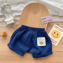 Load image into Gallery viewer, M2402710TG (Male)-Summer Boys Korean Style Bear Cotton Short Sleeve Top & Shorts