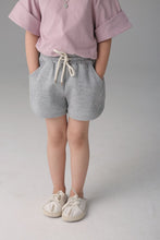 Load image into Gallery viewer, BB2428PCW-Summer children's knitted versatile drawstring arc parent-child shorts