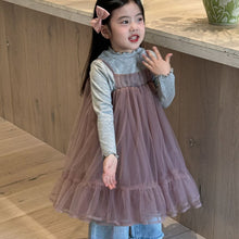 Load image into Gallery viewer, 85007DS-Spring and summer Korean version of girls suspenders puffy dress
