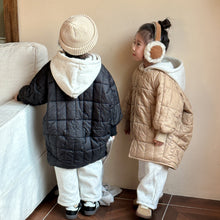 Load image into Gallery viewer, DM240115SE-Winter children's velvet thick warm hooded windbreaker jacket