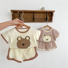 Load image into Gallery viewer, k2720TG-Infant summer top + shorts two-piece casual suit