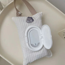 Load image into Gallery viewer, 548AC-韓版刺繡小動物卡通可愛抽出式便攜收納抽紙盒