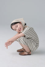 將圖片載入圖庫檢視器 BB-2423DS-日系條紋女童裙落肩連身裙親子裝