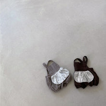 Load image into Gallery viewer, Y5306LS-Autumn Retro Lace Apron Corduroy Bib Bloomers