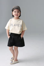 Load image into Gallery viewer, BB2107PCW-Spring and summer Japanese style boys and girls letter wide version short-sleeved T-shirt parent-child wear