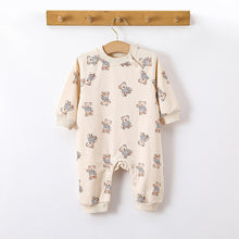 Load image into Gallery viewer, <Taiwan Pavilion> D23117LS-Autumn cute bear long-sleeved casual triangle bodysuit & crawling clothes