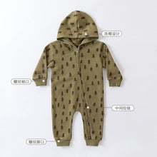 Load image into Gallery viewer, D23314LS-Boys and girls fleece long-sleeved romper