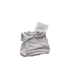 Load image into Gallery viewer, 6192LS-Navy style summer lapel girls jumpsuit