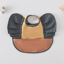Load image into Gallery viewer, 111902AC-Danish children's flying sleeve wings PU waterproof and anti-dirty bib