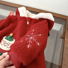 Load image into Gallery viewer, AL748LS-Autumn and winter thickened baby bear New Year's greetings climbing clothes