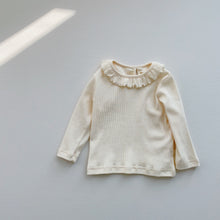 Load image into Gallery viewer, <Taiwan Pavilion> 6052SE- Spring and Autumn Korean-style ruffled baby bottoming long-sleeved top