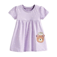Load image into Gallery viewer, S1665DS-Little maven cute animal girl children's dress