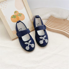 Load image into Gallery viewer, 122301AC- Spring Little Cherry Soft-soled Children's Canvas Shoes