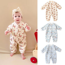 Load image into Gallery viewer, D23350LS-Baby Thickened Jumpsuit for Boys and Girls