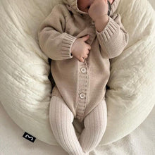 Load image into Gallery viewer, 081503LS- Bear shape autumn Korean style baby romper