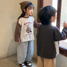 Load image into Gallery viewer, Q83031SE- Spring and Autumn Loose Cotton Bear Long Sleeve Top