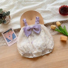 Load image into Gallery viewer, 2402412LS-Summer bow sling bodysuit