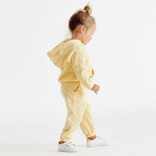 Load image into Gallery viewer, 22087TG-Little maven European and American home hooded sports style pure cotton suit